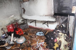 Đà Nẵng: Phòng trọ của nhân viên siêu thị bị cháy rụi