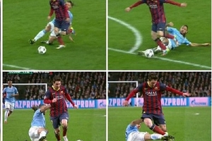 Tranh cãi tình huống Barcelona được hưởng penalty