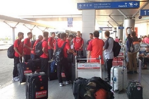 Đội tuyển U19 Việt Nam đã có mặt tại London