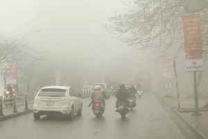 Đông Bắc Bộ tiếp tục âm u, có sương mù và mưa phùn