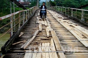 Gia Lai: Lời cảnh báo từ những cây cầu treo xuống cấp