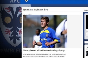 Wimbledon đã dùng đội U21 để đấu với U19 Việt Nam