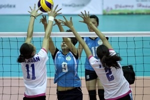 Khai mạc giải bóng chuyền nữ Cúp Tứ hùng ở Hậu Giang