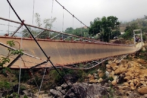 40% cầu treo trên cả nước trong tình trạng bị hư hại