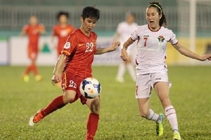 Nữ Việt Nam đại thắng Jordan nhờ cú đúp của Thanh Hương