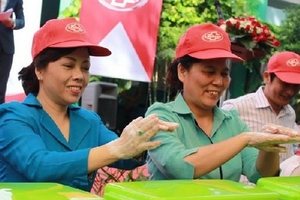 Phát động chiến dịch rửa tay với xà phòng trên cả nước