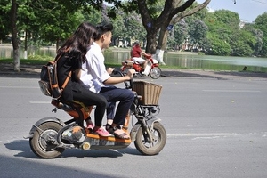 Hà Nội: Nhiều xe máy điện chưa có biển số