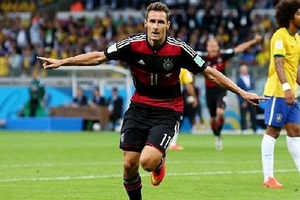 Miroslav Klose trở thành chân sút vĩ đại nhất lịch sử World Cup