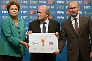 Tổng thống Nga Putin nhận quyền đăng cai World Cup 2018