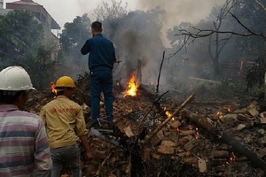 Thêm 1 quân nhân trong vụ máy bay rơi tại Hòa Lạc hy sinh