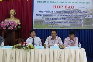 Phân luồng giao thông đường Xa lộ Hà Nội và nút Cát Lái