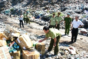 Thanh Hóa: Tiêu hủy hơn 190 thuốc tân dược hết hạn sử dụng