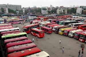 Hà Nội: Tăng gần 200 xe khách trong dịp nghỉ lễ Quốc khánh