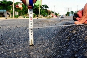 Sẽ hoàn thành 7 dự án khắc phục hằn lún vệt bánh xe trước ngày 20/8