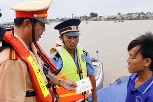 Đảm bảo an toàn giao thông đường thủy trong dịp Quốc khánh