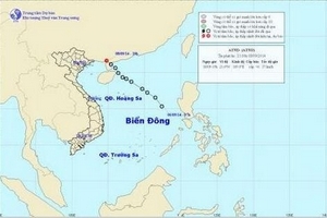Thời tiết ngày 9/9: Áp thấp nhiệt đới suy yếu, Hà Nội có mưa rào