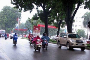 Sau bão, Bắc bộ tiếp diễn mưa dông diện rộng