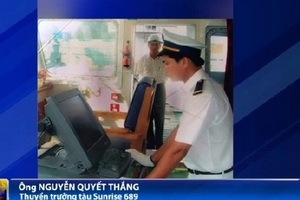 Tàu Sunrise 689 đã về đến Việt Nam