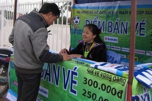 AFF Cup 2014: Vé 100 nghìn đồng bán hết nhanh