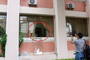 Trộm "viếng thăm" trụ sở UBND thành phố Tam Kỳ