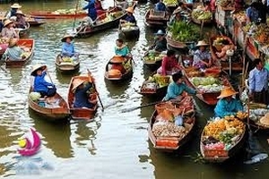 Lênh đênh cùng chợ nổi Sài Gòn