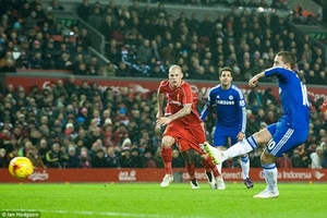 Bán kết Cúp Liên đoàn: Liverpool và Chelsea chia điểm