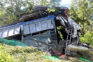 Lai Châu: Xe tải lao xuống vực sâu, 4 người tử vong tại chỗ