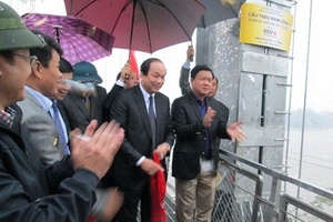 Cầu Nam Công mang mùa xuân về sớm trên đất Thanh Liêm