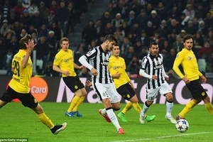 Champions League vòng 1/16: Juventus đánh bại Dortmund