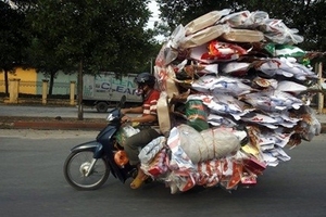 Chở hàng cồng kềnh  “Hên - xui”, phạt chịu!