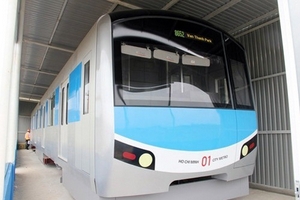 Khẩn trương thiết kế mô hình đầu máy toa xe tuyến metro số 1