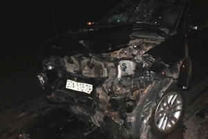 Vượt đèn đỏ xe Fortuner gây tai nạn, 9 người nhập viện