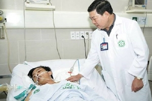 Bệnh nhân bị thương nặng vụ sập giàn giáo Vũng Áng đã ổn định