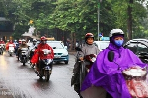 Miền Bắc đón không khí lạnh, mưa dông