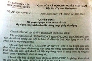 Vụ đất thổ cư “không cánh mà bay” ở Hà Tĩnh: Huyện ra quyết định chồng chéo, dân bức xúc