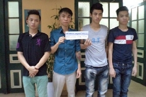 Hà Nội: Bắt 4 đối tượng đua xe trái phép