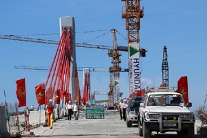 Ninh Thuận hợp long cầu An Đông dài 3,4km bắc qua sông Dinh