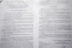 Huyện không thực thi chỉ đạo của tỉnh, công dân bức xúc