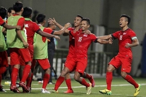 Bảng A bóng đá SEA Games 28: U23 Singapore nhì bảng