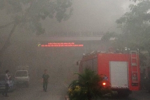 Cháy lớn ở Đài truyền hình Việt Nam