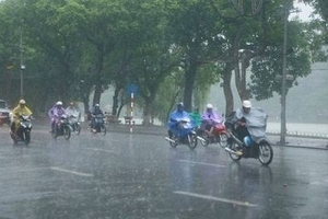 Bắc bộ mưa lớn kéo dài, tiết trời dịu mát