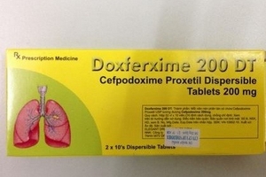 Đình chỉ lưu hành thuốc Doxferxime 200mg