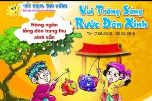 Hàng ngàn lồng đèn trung thu chờ các em nhỏ