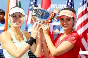 Martina Hingis lập "cú đúp" danh hiệu tại giải US Open 2015