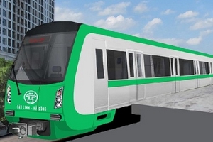 29/10: Trưng bày mẫu tàu đường sắt Cát Linh-Hà Đông tại Giảng Võ