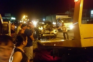 Va chạm xe biển xanh, một người tử vong