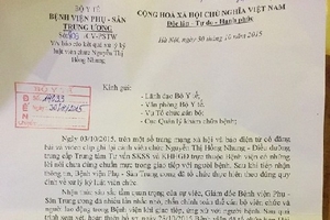 Nữ điều dưỡng bị chuyển công tác vì mắng bệnh nhân ở BV Phụ sản TW