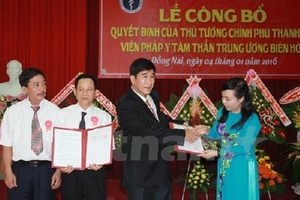 Công bố quyết định thành lập Viện Pháp y tâm thần Trung ương Biên Hòa