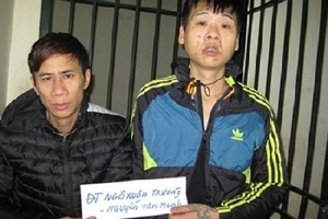 Hà Nội: Hai gã nghiện hành nghề cướp giật bị bắt