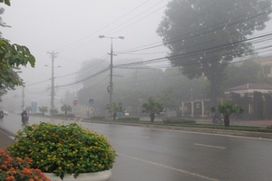Mưa nhỏ rải rác tiếp tục duy trì ở miền Bắc và bắc Trung bộ ngày 17/3